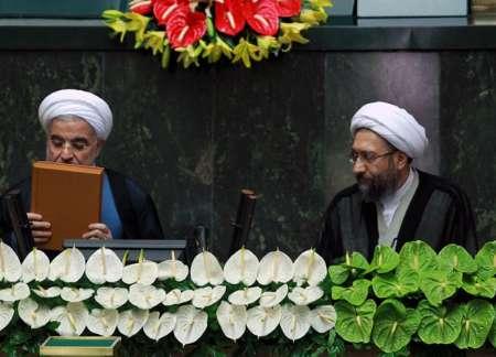 İran prezidentinin andiçməsi keçirildi - Foto