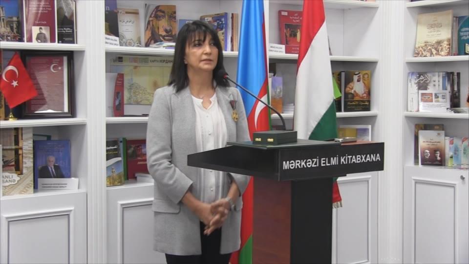 Leyla İmanova “Qızıl xaç” ordeni ilə təltif edildi - Foto