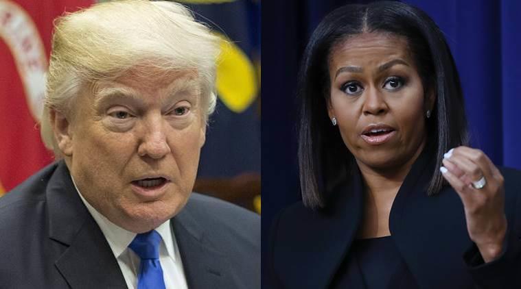 Twitter uproar over Michelle Obama trashing Trump