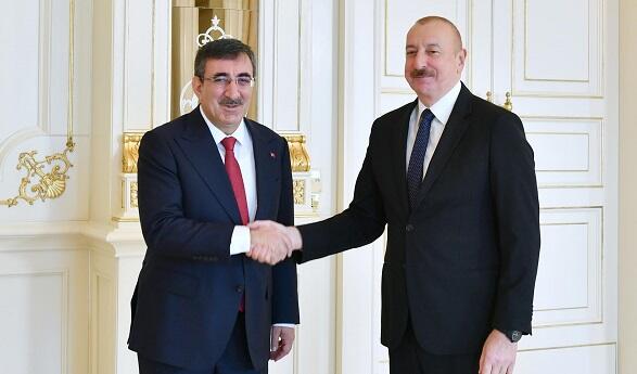 Ilham Aliyev Received The Vice President Of Turkiye