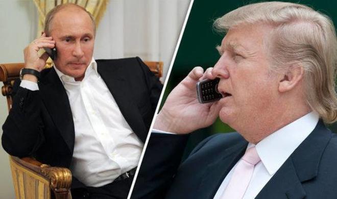 Путин и Трамп провели телефонный разговор