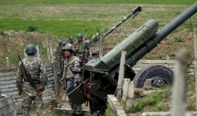 Footage shows Armenian troop movement -