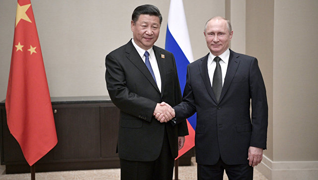 Putin və Szinpin geniş tərkibdə görüş keçirdi