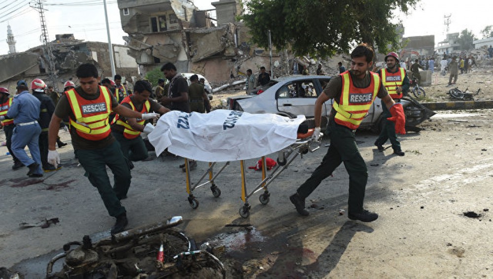 Pakistanda dəhşətli partlayış: 34 ölü, 100-dən çox yaralı