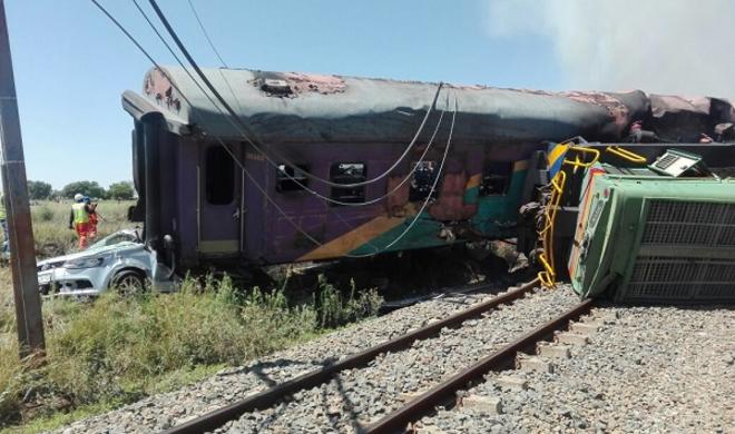 Two people killed after bus collides with train in Russia