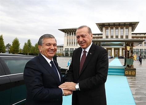 Erdogan met Mirziyoyev in Dubai