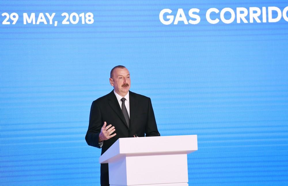 Ilham Aliyev at an important event in Chisinau