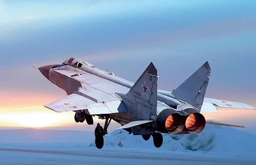 MiG-31 crashed in Russia