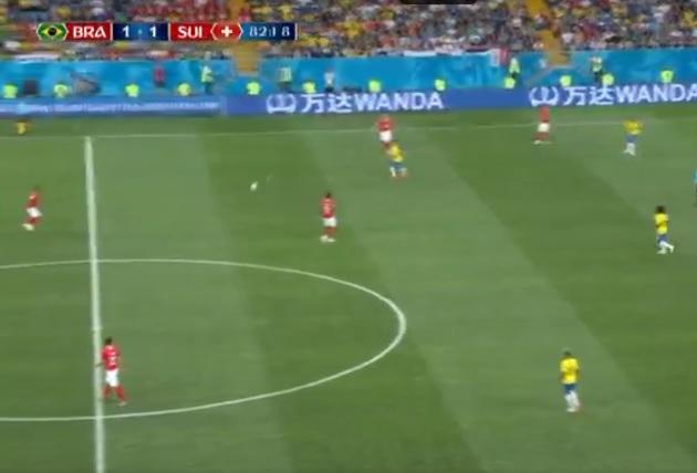 Brazil beat Switzerland