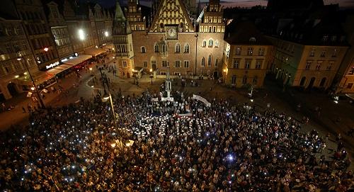 The largest march in the history of Warsaw