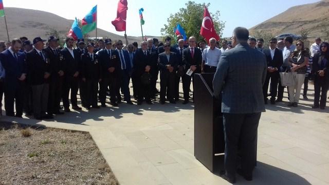 Türk şəhidinin məzarı ziyarət edildi – Fotolar
