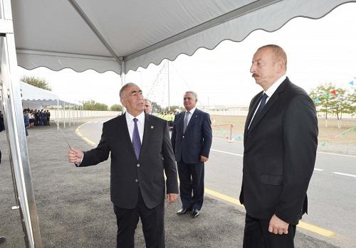 President acquainted with the works on the Barda-Aghdam road