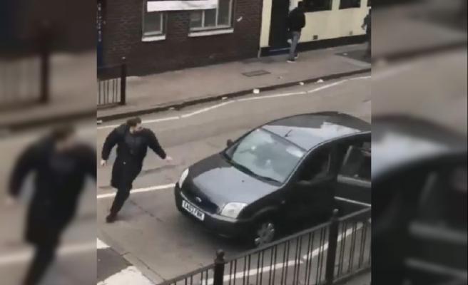 People were attacked with swords in London