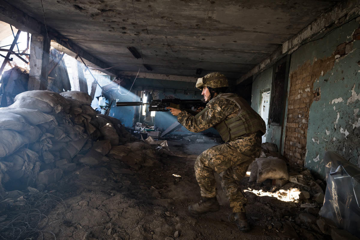 Ukraine breaks through the defence line