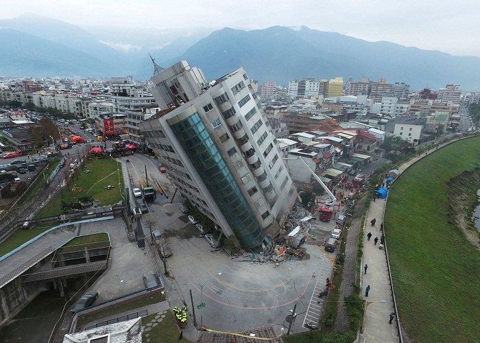 A 7.7-magnitude earthquake occurred in Taiwan