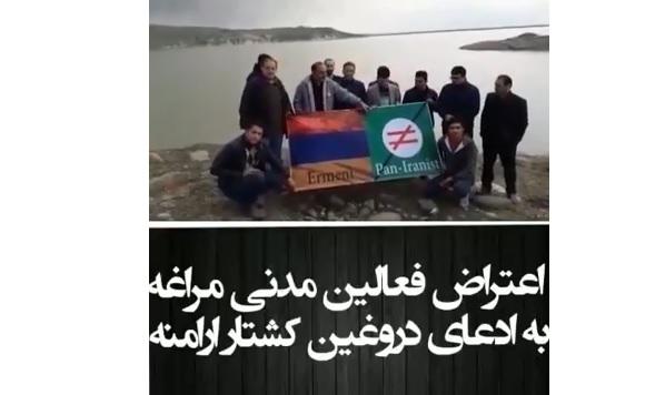 İranda bayraqlar yandırıldı, mesaj verildi – Video