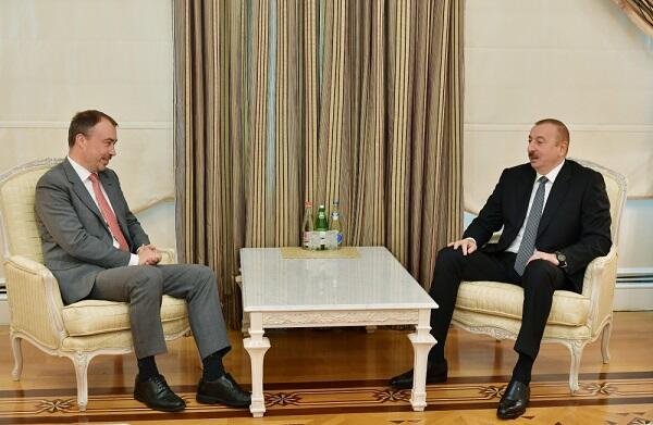 Ilham Aliyev received Toivo Klaar