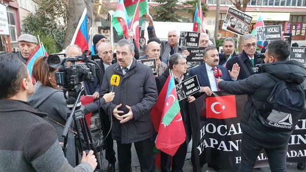 İstanbulda Xocalı yürüşü keçirildi - Foto