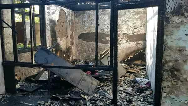 Oğuzda ev yandı: 82 yaşlı qadın yanaraq öldü