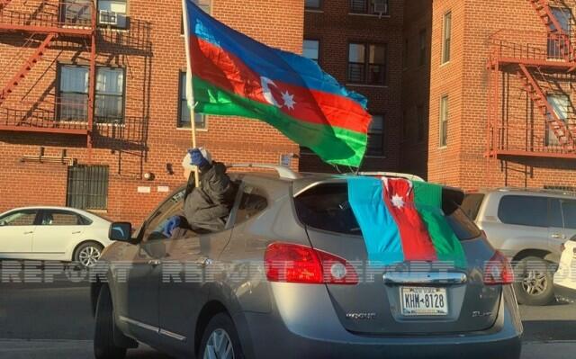 The Azerbaijani flag was raised in New York