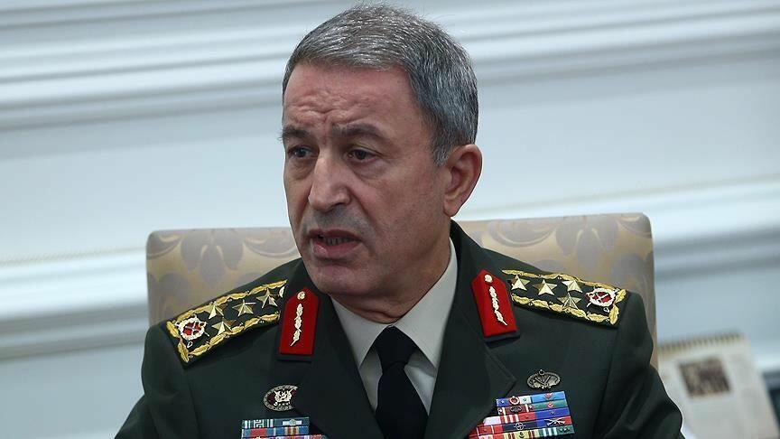 Akar: We will continue anti-terrorist operations in Syria