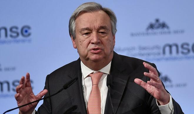 Antonio Guterres arrives in Baku