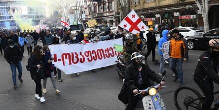 Rally in Tbilisi: Special forces took action