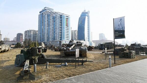 The missile complex discovered in Khojaly in Baku -