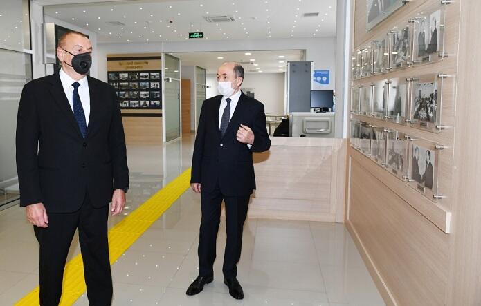 Prezident yeni məhkəmə binasının açılışında