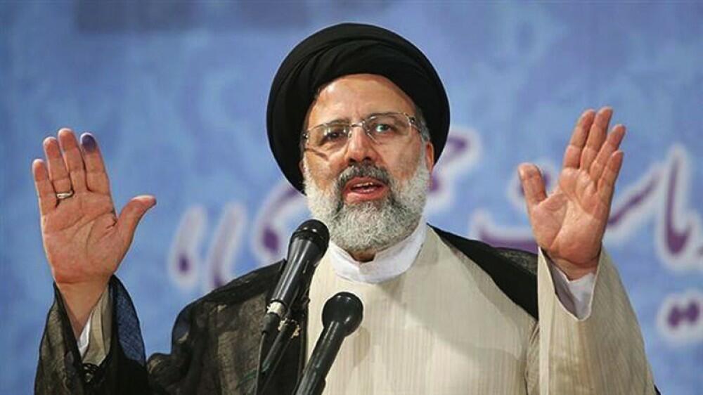 Raisi's reaction to actions in Iran