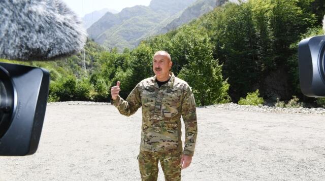 We took their revenge on the battlefield - Aliyev