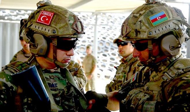 Joint drills of Azerbaijani and Turkish servicemen -