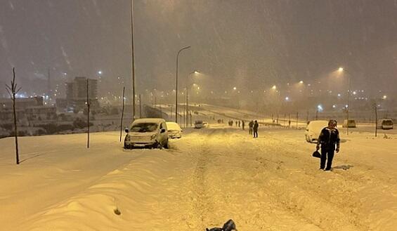 The heaviest snow fell in Turkey in the last half century -