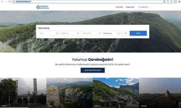 Yolumuzqarabaga.az website has been launched