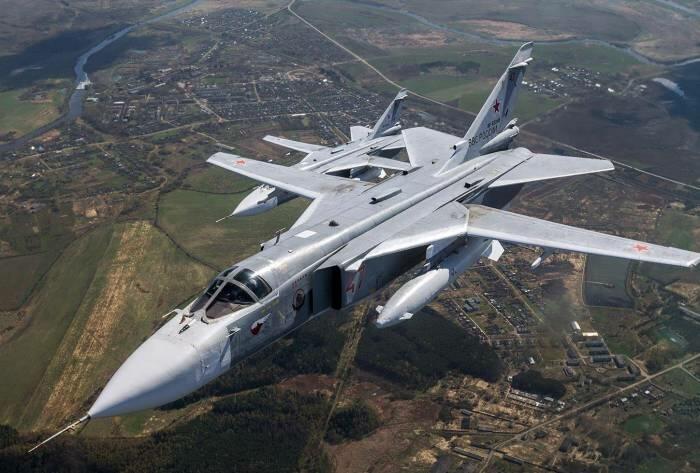 Russia shot down a Ukrainian Su-24 plane