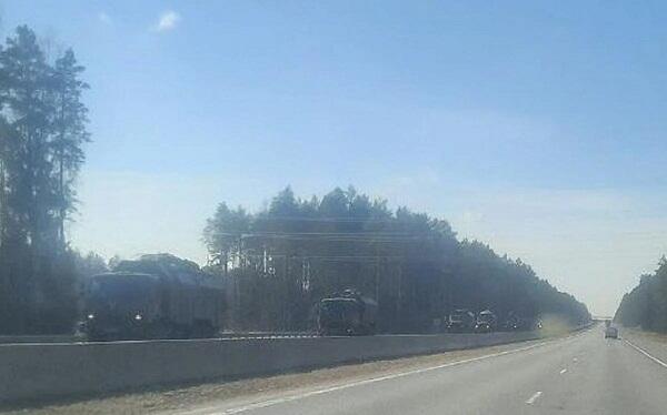 The Russian military convoy was destroyed