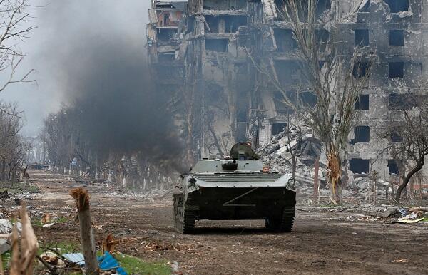 A powerful explosion occurred in Mariupol