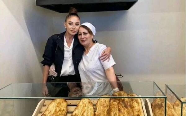 Mehriban Aliyeva cut bread in Zangilan -
