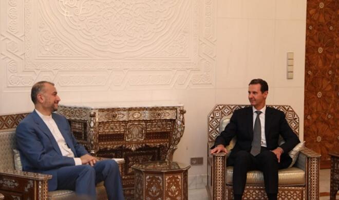 Abdullahian met with Assad in Syria