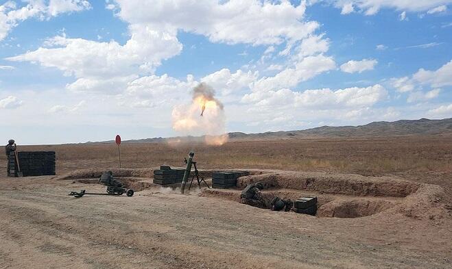 "Masters of artillery fire" carried out test shots