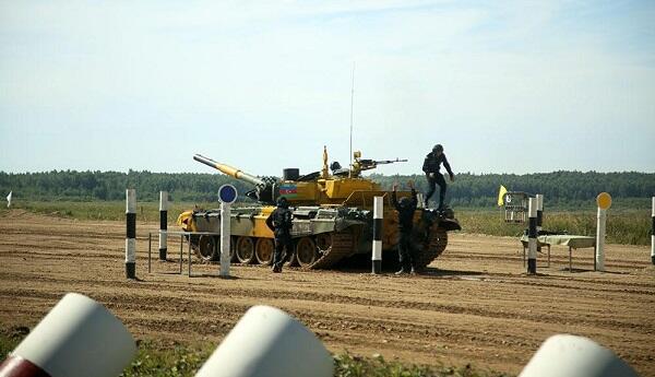 Tankçılarımız Rusiyada mübarizəyə başladı - Foto