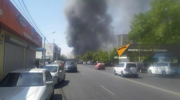 A strong explosion occurred near Yerevan