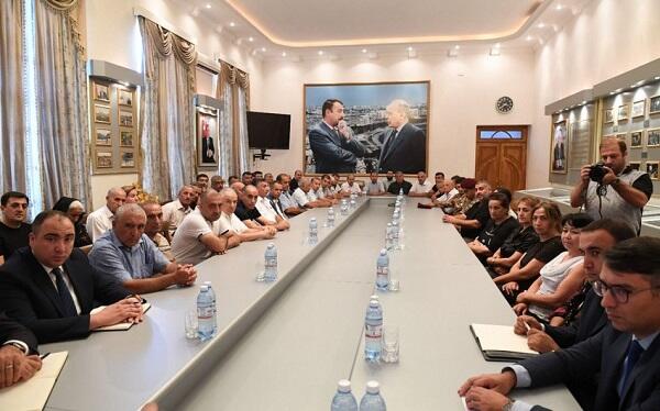 Meeting held with the residents of Zabukh and Sus villages
