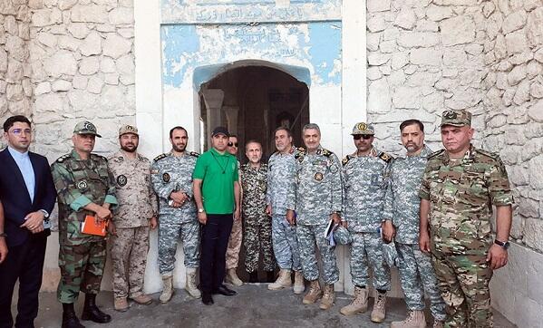 Иранская военная делегация посетила Агдам - Фото