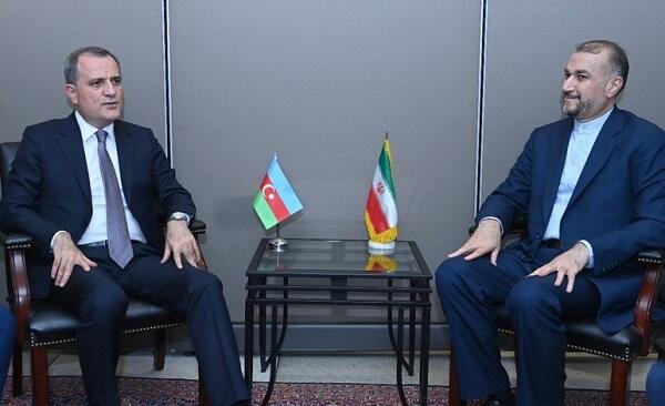 Bayramov spoke with his Iranian colleague