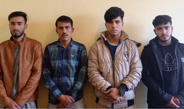 Задержаны 4 граждан Афганистана