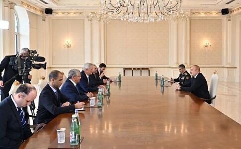 Ilham Aliyev received the Minister of Defense of Israel