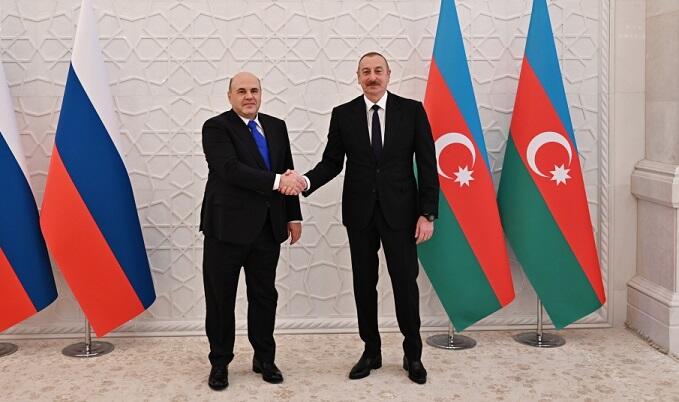 President Aliyev holds talks with Mikhail Mishustin