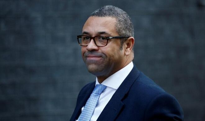 James Cleverly left for Kyiv