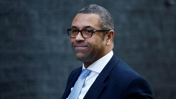 James Cleverly left for Kyiv